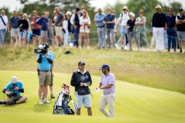 CROMVOIRT - Pablo Larrazabal (ESP) in action during the 103rd edition of the KLM Open golf tournament. The KLM Open counts as a qualifying tournament for the US Open. AP SANDER KING xVIxANPxSportx xxANPxIVx 470401465 originalFilename: 470401465.jpg