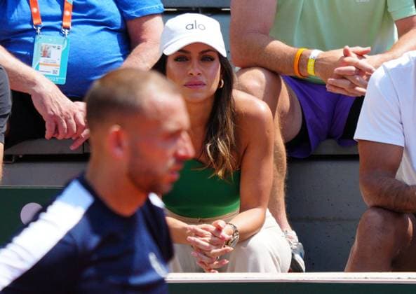 Mandatory Credit: Photo by Javier Garcia Shutterstock (13925675v) Dan Evans partner Aleah looks towards him French Open Tennis, Day 1, Roland Garros, Paris, France - 28 May 2023 French Open Tennis, Day 1, Roland Garros, Paris, France - 28 May 2023  Copyright: xJavierxGarcia Shutterstockx 13925675v