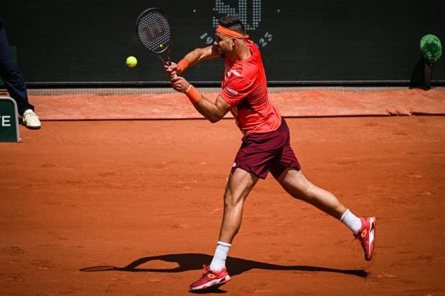 May 28, 2023, Paris, France, France: Jiri VESELY of Czech Republic during the first day of Roland-Garros 2023, French Open 2023, Grand Slam tennis tournament at the Roland-Garros Stadium on May 28, 2023 in Paris, France. Paris France - ZUMAm308 20230528_zsp_m308_019 Copyright: xMatthieuxMirvillex