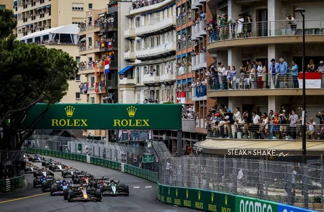 MONACO - Max Verstappen (Red Bull Racing) takes the lead at the start of the Monaco Grand Prix. ANP REMKO DE WAAL netherlands out - belgium out MONACO xVIxxIVx 470408576 originalFilename: 0258124742st.jpg