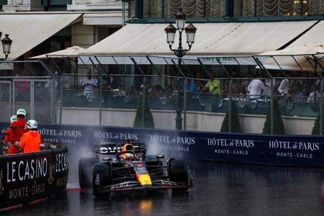 01 VERSTAPPEN Max (nld), Red Bull Racing RB19, action during the Formula 1 Grand Prix de Monaco 2023, 6th round of the 2023 Formula One World Championship, WM, Weltmeisterschaft from May 26 to 28, 2023 on the Circuit de Monaco, in Monaco - F1 - MONACO GRAND PRIX 2023 - RACE DPPI Panoramic  20230528_G0OD5062