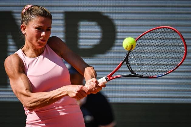 May 28, 2023, Paris, France, France: Camila GIORGI of Italia during the first day of Roland-Garros 2023, French Open 2023, Grand Slam tennis tournament at the Roland-Garros Stadium on May 28, 2023 in Paris, France. Paris France - ZUMAm308 20230528_zsp_m308_027 Copyright: xMatthieuxMirvillex
