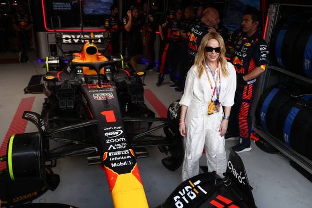 F1 Grand Prix Of Monaco Kylie Minogue before the Formula 1 Grand Prix of Monaco at Circuit de Monaco in Monaco on May 28, 2023. Monaco Monaco  Copyright: xJakubxPorzyckix originalFilename:porzycki-f1grandp230528_npkvF.jpg