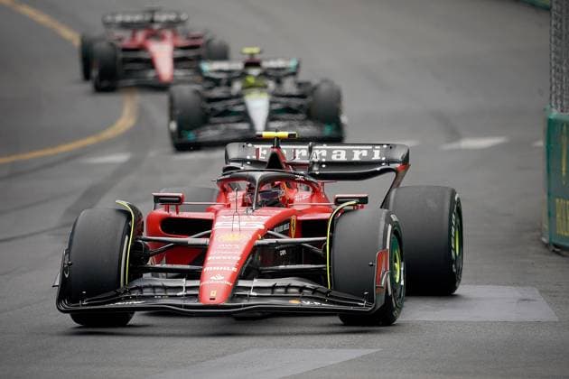 Formula 1 Grand Prix Monaco 2023 28 05 2023, Circuit de Monaco, Monte Carlo, Formula 1 Grand Prix Monaco 2023 ,in the picture Carlos Sainz Jr ESP , Scuderia Ferrari nordphotoxGmbHx xBratic nph00250