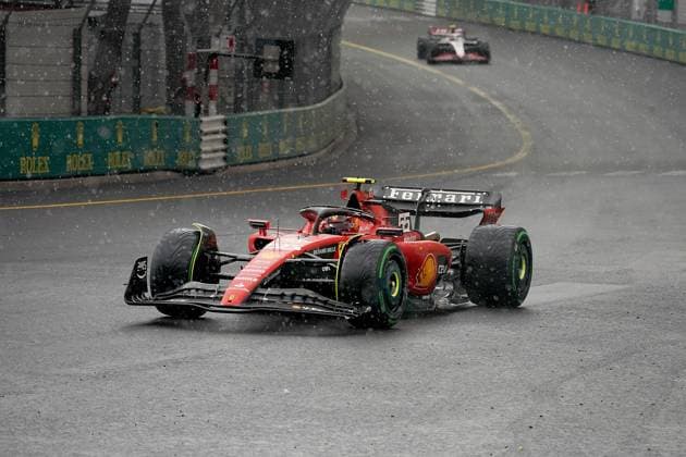 Formula 1 Grand Prix Monaco 2023 28 05 2023, Circuit de Monaco, Monte Carlo, Formula 1 Grand Prix Monaco 2023 ,in the picture Carlos Sainz Jr ESP , Scuderia Ferrari nordphotoxGmbHx xBratic nph00250