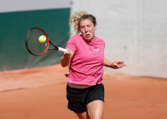 Anna Lena Friedsam GER trains with trainer, coach Copyright: xJuergenxHasenkopfx