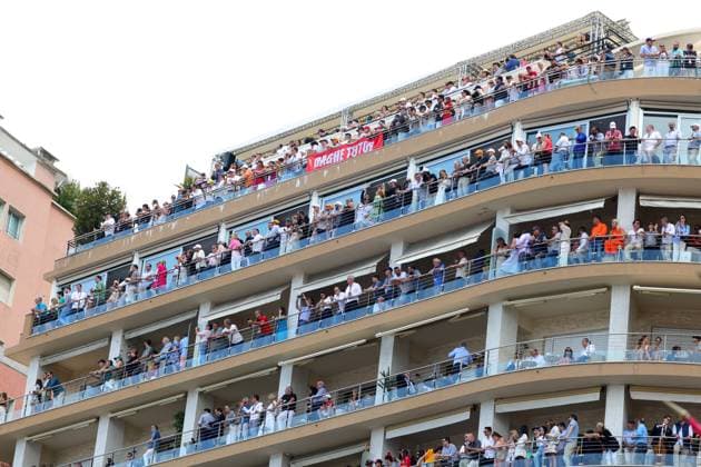 Spectators, F1 Grand Prix of Monaco at Circuit de Monaco on May 28, 2023 in Monte Carlo, Monaco Photo by HOCH ZWEI Monte Carlo Monaco
