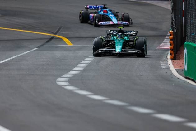 14 ALONSO Fernando (spa), Aston Martin F1 Team AMR23, 31 OCON Esteban (fra), Alpine F1 Team A523, action during the Formula 1 Grand Prix de Monaco 2023, 6th round of the 2023 Formula One World Championship, WM, Weltmeisterschaft from May 26 to 28, 2023 on the Circuit de Monaco, in Monaco - F1 - MONACO GRAND PRIX 2023 - RACE DPPI Panoramic  20230528_GOOD5238