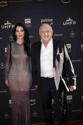 Jean Michel Aulas FOOTBALL : Arrivees de la 31e Ceremonie des Trophees UNFP - Paris - 28 05 2023 JBAutissier Panoramic 