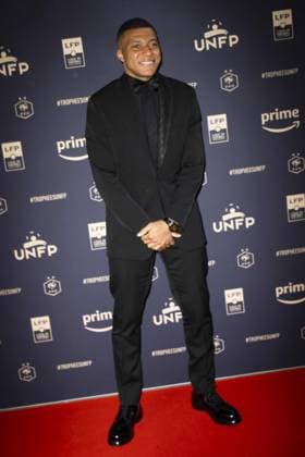 Kylian Mbappe (PSG) FOOTBALL : Arrivees de la 31e Ceremonie des Trophees UNFP - Paris - 28 05 2023 JBAutissier Panoramic 