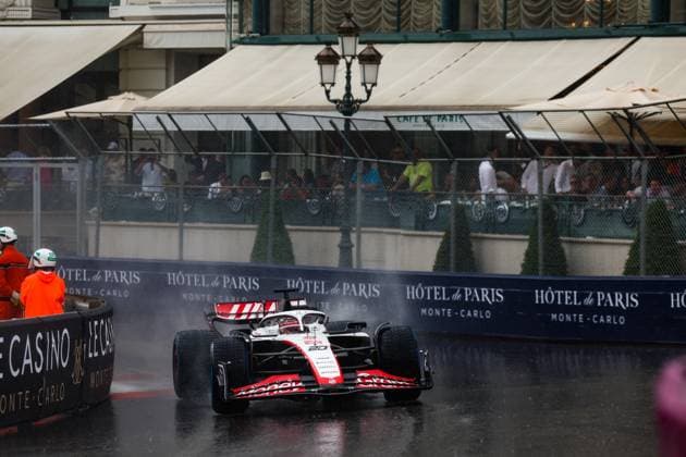 20 MAGNUSSEN Kevin (den), Haas F1 Team VF-23 Ferrari, action during the Formula 1 Grand Prix de Monaco 2023, 6th round of the 2023 Formula One World Championship, WM, Weltmeisterschaft from May 26 to 28, 2023 on the Circuit de Monaco, in Monaco - F1 - MONACO GRAND PRIX 2023 - RACE DPPI Panoramic  20230528_G0OD5076