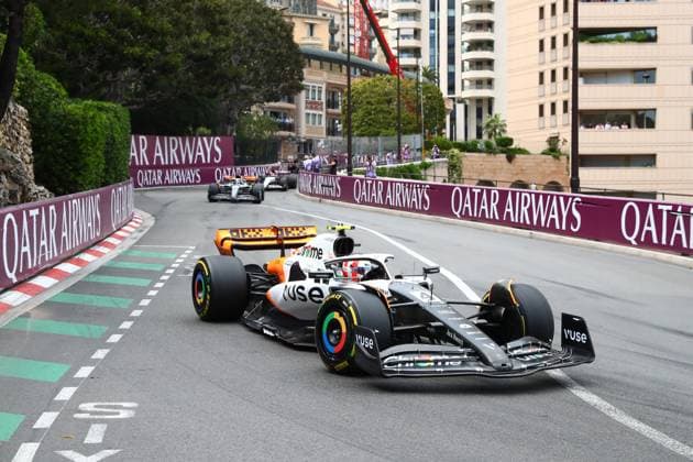 04 Lando Norris; McLaren Mercedes during the Monaco GP, 25-28 May 2023 at Montecarlo, Formula 1 World Championship, WM, Weltmeisterschaft 2023.  Copyright: xFedericoxBasilex xIPAx xipa-agenx xFedericoxBasilex 0 IPA_IPA38304394