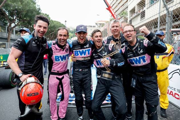OCON Esteban (fra), Alpine F1 Team A523, portrait during the Formula 1 Grand Prix de Monaco 2023, 6th round of the 2023 Formula One World Championship, WM, Weltmeisterschaft from May 26 to 28, 2023 on the Circuit de Monaco, in Monaco - F1 - MONACO GRAND PRIX 2023 - RACE DPPI Panoramic  20230528_F12023GP07MCO_JK037442