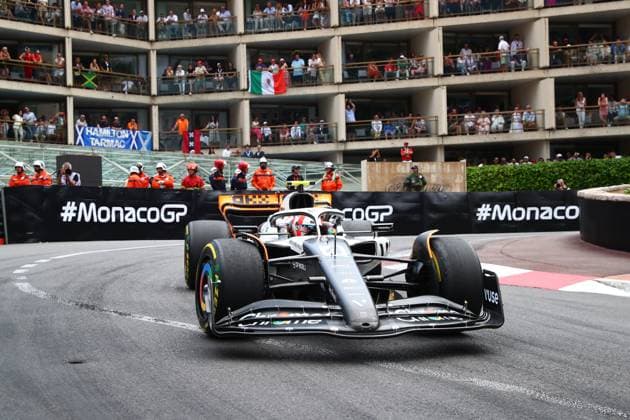 04 Lando Norris; McLaren Mercedes during the Monaco GP, 25-28 May 2023 at Montecarlo, Formula 1 World Championship, WM, Weltmeisterschaft 2023.  Copyright: xFedericoxBasilex xIPAx xipa-agenx xFedericoxBasilex 0 IPA_IPA38304629