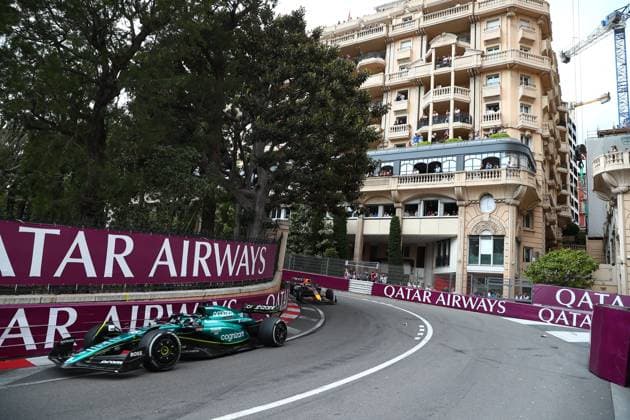 18 Lance Stroll, Aston Martin Mercedes during the Monaco GP, 25-28 May 2023 at Montecarlo, Formula 1 World Championship, WM, Weltmeisterschaft 2023.  Copyright: xFedericoxBasilex xIPAx xipa-agenx xFedericoxBasilex 0 IPA_IPA38304748