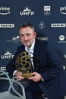 Franck HAISE (Entraineur Lens RCL) during the ceremony for the UNFP Trophies on May 28, 2023 in Paris, France. FOOTBALL : 31e Ceremonie des Trophees UNFP - Paris - 28 05 2023 Pool Panoramic 