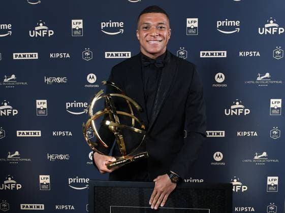 07 Kylian MBAPPE (psg) during the ceremony for the UNFP Trophies on May 28, 2023 in Paris, France. FOOTBALL : 31e Ceremonie des Trophees UNFP - Paris - 28 05 2023 Pool Panoramic 