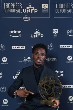 21 Elye WAHI (mhsc) during the ceremony for the UNFP Trophies on May 28, 2023 in Paris, France. FOOTBALL : 31e Ceremonie des Trophees UNFP - Paris - 28 05 2023 Pool Panoramic 