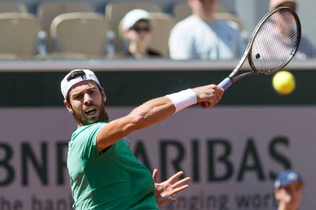 2023 French Open - Day One Karen Khachanov during Roland Garros 2023 in Paris, France on May 28, 2023. Paris France  Copyright: xFotoxOlimpikx originalFilename:jastrzebowski-rolandga230528_npYwT.jpg