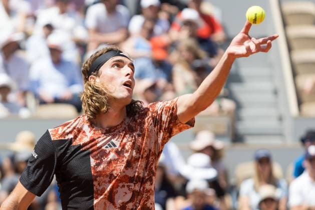 2023 French Open - Day One Stefanos Tsitsipas during Roland Garros 2023 in Paris, France on May 28, 2023. Paris France  Copyright: xFotoxOlimpikx originalFilename:jastrzebowski-rolandga230528_np47x.jpg