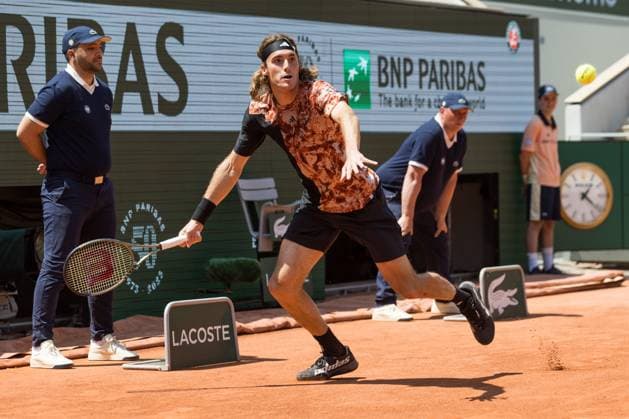 2023 French Open - Day One Stefanos Tsitsipas during Roland Garros 2023 in Paris, France on May 28, 2023. Paris France  Copyright: xFotoxOlimpikx originalFilename:jastrzebowski-rolandga230528_npj95.jpg