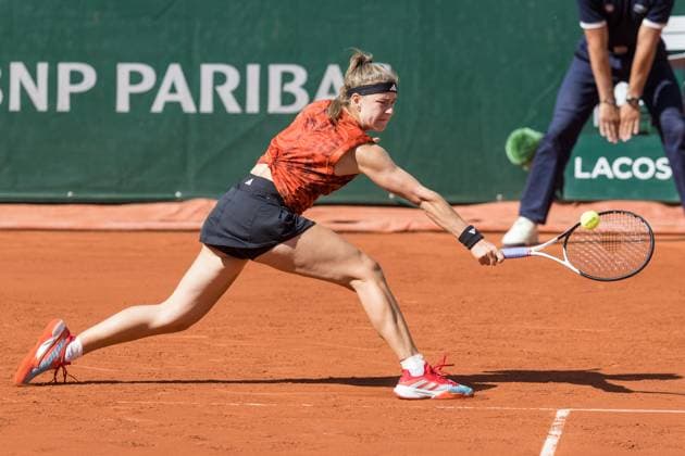 2023 French Open - Day One Karolina Muchova during Roland Garros 2023 in Paris, France on May 28, 2023. Paris France  Copyright: xFotoxOlimpikx originalFilename:jastrzebowski-rolandga230528_npPgs.jpg