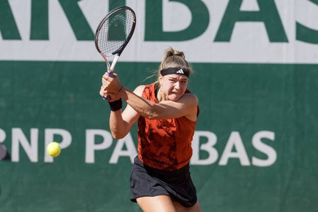 2023 French Open - Day One Karolina Muchova during Roland Garros 2023 in Paris, France on May 28, 2023. Paris France  Copyright: xFotoxOlimpikx originalFilename:jastrzebowski-rolandga230528_npyoO.jpg