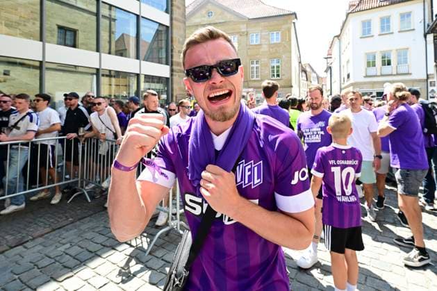 Henry Rorig 16 Osnabrueck promotion celebration VfL Osnabrueck, football, 3 league, 28 05 2023 Osnabrueck Lower Saxony Germany Copyright: xkolbert-press MarcxNiemeyerx