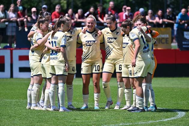 29 05 2023 football season 2022 2023 2 women football Bundesliga 26 matchday 1 FC Nürnberg FCN Club TSG 1899 Hoffenheim U20 xwoxzix team circle team TSG