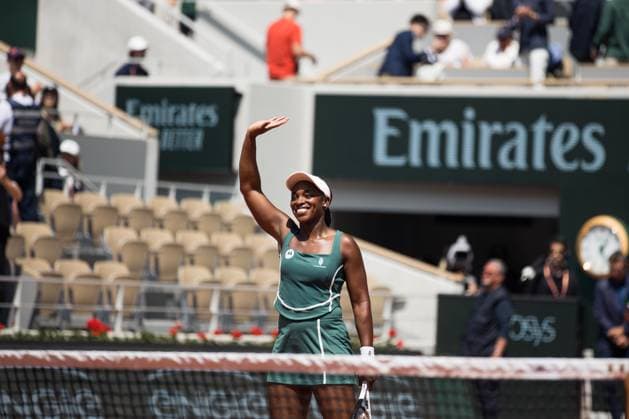 TENNIS - WTA, Tennis Damen French Open 2023 PARIS,FRANCE,29.MAY.23 - TENNIS - WTA Tour, French Open, Roland Garros, Grand Slam. Image shows Sloane Stephens (USA).  GEPAxpictures xFrancoisxAsal