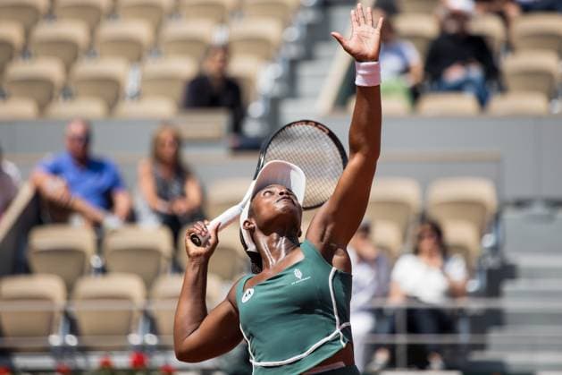 TENNIS - WTA, Tennis Damen French Open 2023 PARIS,FRANCE,29.MAY.23 - TENNIS - WTA Tour, French Open, Roland Garros, Grand Slam. Image shows Sloane Stephens (USA).  GEPAxpictures xFrancoisxAsal
