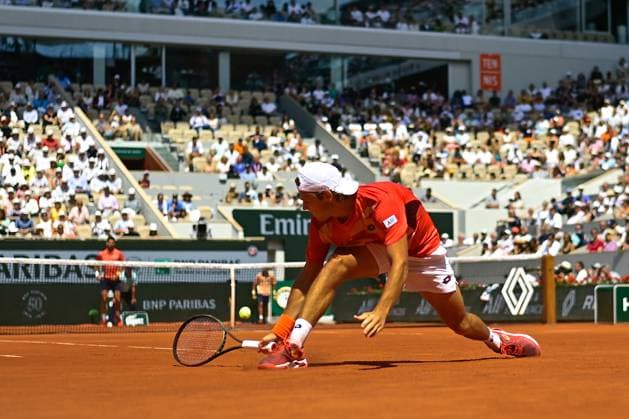 Sport Bilder des Tages Alexander Kovacevic ( USA ) - Correction caption - TENNIS : Roland Garros 2023 - Internationaux de France - 29 05 2023 FedericoPestellini Panoramic 