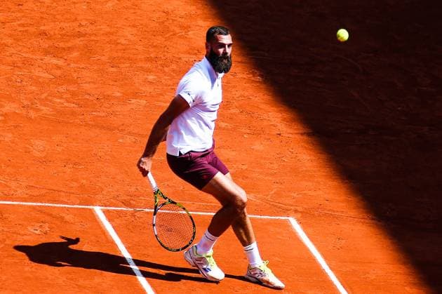 2023 French Open - Day Two Benoit PAIRE (FRA) in action during his match against Cameron NORRIE (GBR) on Suzanne-LENGLEN court in The French Open Roland Garros tennis tournament day two. Paris France  Copyright: xIbrahimxEzzatx originalFilename:ezzat-notitle230529_npDAx.jpg