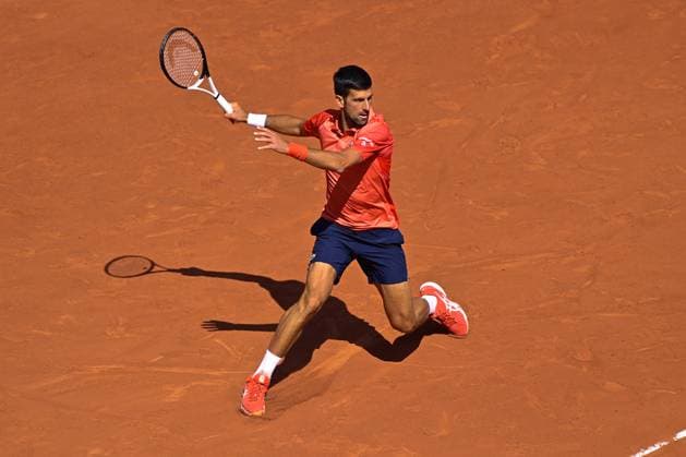 Novak Djokovic ( Serbie ) TENNIS : Roland Garros 2023 - Internationaux de France - 29 05 2023 FedericoPestellini Panoramic 