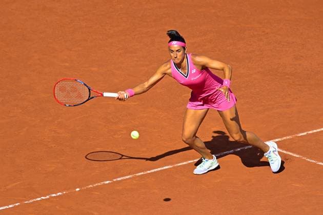 Caroline Garcia ( France ) TENNIS : Roland Garros 2023 - Internationaux de France - 29 05 2023 FedericoPestellini Panoramic 
