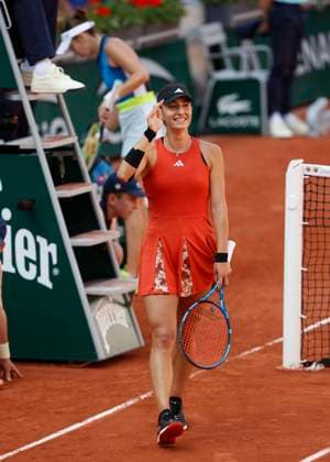 Elina Avanesyan cheers after victory, jubilation, joy, emotion Tennis French Open 2022 Grand Slam ATP WTA ITF Roland Garros Paris France 29 May 2023 Copyright: xJuergenxHasenkopfx