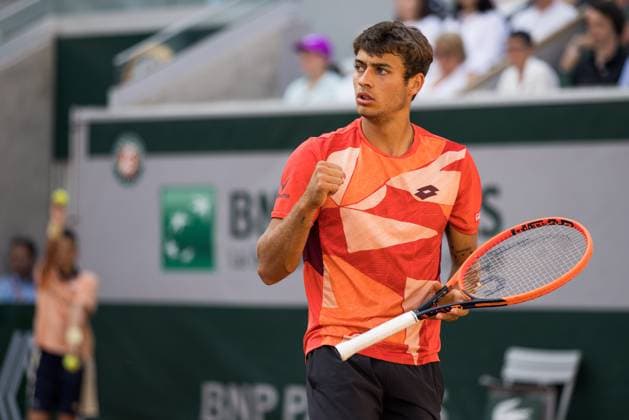 TENNIS - ATP, Tennis Herren French Open 2023 PARIS,FRANCE,29.MAY.23 - TENNIS - ATP World Tour, French Open, Roland Garros, Grand Slam. Image shows Flavio Cobolli (ITA).  GEPAxpictures xFrancoisxAsal