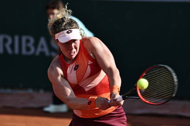 Anna Lena Friedsam, GER, during first round of 2023 French Open at Roland Garros, Paris, 29 05 2023
