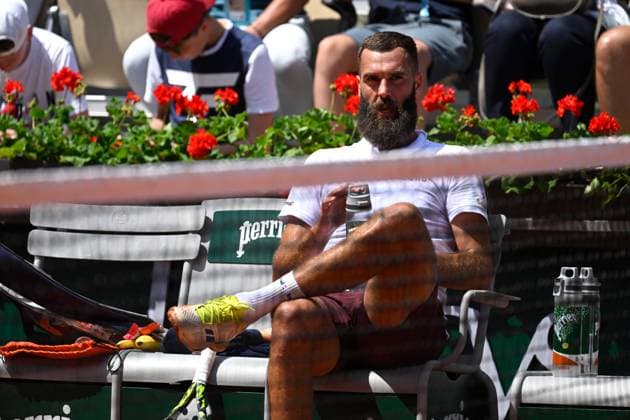 Benoit Paire during the 2nd round of the men s singles against Cameron Norrie at the Roland Garros tournament in Paris on 29 May 2023.  JulienxMattiax xLexPictorium LePictorium_0281361