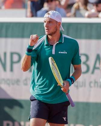 Jan Lennard Struff makes fist and cheers, jubilation, joy, emotion Copyright: xJuergenxHasenkopfx