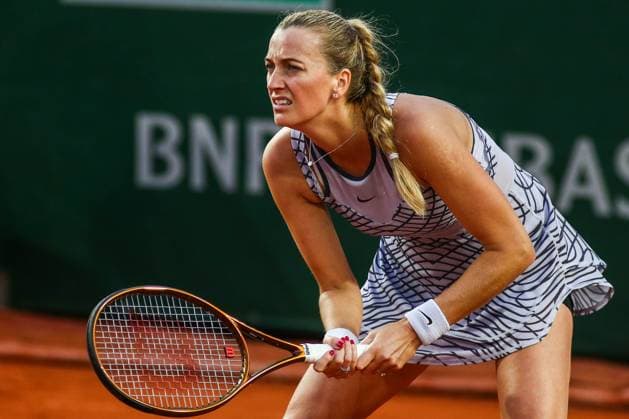 2023 French Open - Day Two Petra KVITOVA (CZE) in action during his match against Elisabetta COCCIARETTO (ITA) on Philippe-CHATRIER court in The French Open Roland Garros 2023 tennis tournament day two. Paris France  Copyright: xIbrahimxEzzatx originalFilename:ezzat-notitle230529_np5hO.jpg