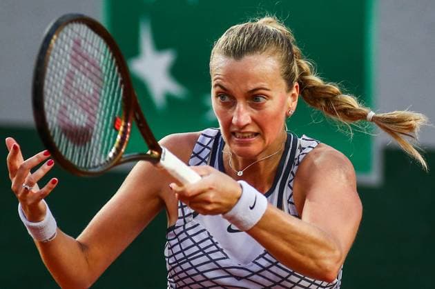 2023 French Open - Day Two Petra KVITOVA (CZE) in action during his match against Elisabetta COCCIARETTO (ITA) on Philippe-CHATRIER court in The French Open Roland Garros 2023 tennis tournament day two. Paris France  Copyright: xIbrahimxEzzatx originalFilename:ezzat-notitle230529_nphLS.jpg