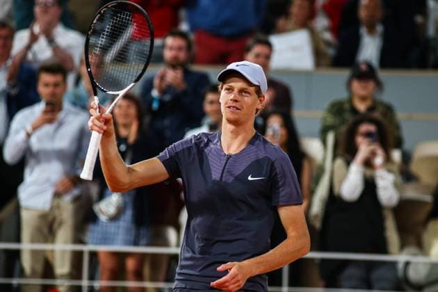 2023 French Open - Day Two Jannik SINNER (ITA) in action during his match against Alexandre MULLER (FRA) on Philippe-CHATRIER court in The French Open Roland Garros 2023 tennis tournament day two. Paris France  Copyright: xIbrahimxEzzatx originalFilename:ezzat-notitle230529_npsYg.jpg