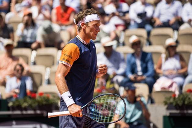 TENNIS - ATP, Tennis Herren French Open 2023 PARIS,FRANCE,30.MAY.23 - TENNIS - ATP World Tour, French Open, Roland Garros, Grand Slam. Image shows Casper Ruud (NOR).  GEPAxpictures xFrancoisxAsal