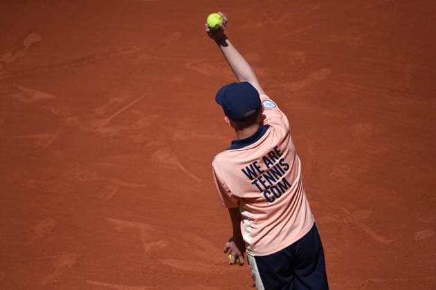 Tennis : Roland Garros 2023 - France - Ambiance court Tennis : Roland Garros 2023 - France - 30 05 23 ChrysleneCaillaud Panoramic 
