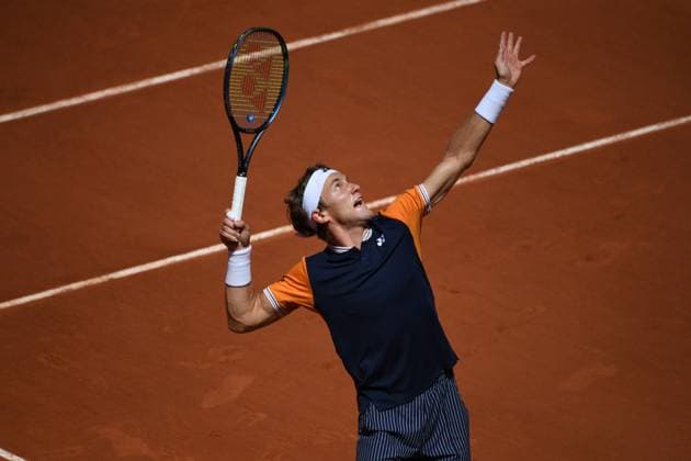 Tennis : Roland Garros 2023 - France - Caspar Ruud - Norvege Tennis : Roland Garros 2023 - France - 30 05 23 ChrysleneCaillaud Panoramic 