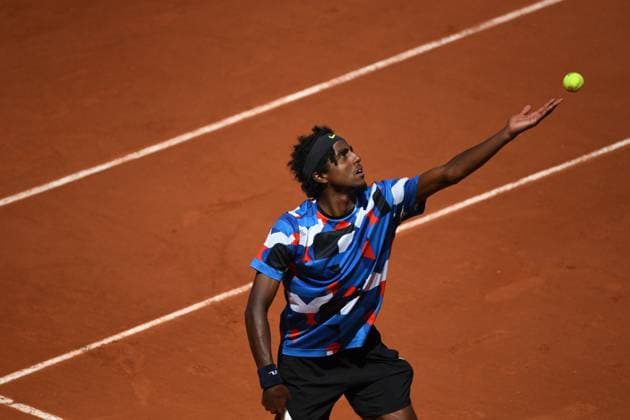 Tennis : Roland Garros 2023 - France - Ymer Elias - Suede Tennis : Roland Garros 2023 - France - 30 05 23 ChrysleneCaillaud Panoramic 