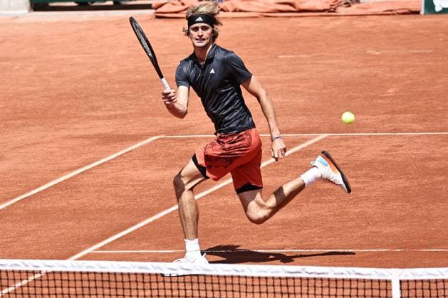 Alexander Zverev, GER, during first round of 2023 French Open at Roland Garros, Paris, 30 05 2023
