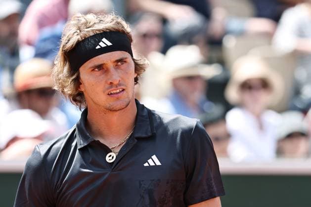 Alexander Zverev, GER, during first round of 2023 French Open at Roland Garros, Paris, 30 05 2023