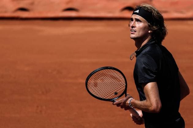 2023 French Open - Day Three Alexander ZVEREV (GER) in action during his match against Lloyd HARRIS (RSA) on Simonne-MATHIEU court in The French Open Roland Garros 2023 tennis tournament day three. Paris France  Copyright: xIbrahimxEzzatx originalFilename:ezzat-notitle230530_npiVF.jpg